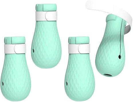 Amazon 4個入り 猫用カバー 足ブーツ 保護カバー 引っかき防止 猫靴 猫手袋 爪切り 注射 お風呂 病院や移動時に便利 調節可能 Omenluck お手入れ用品 通販