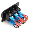 Rupse-3-Gang-Marine-Boat-Car-Switch-Panel-Blue-Red-LED-Light-5pin-On-off-Rocker-Switch-12-24V