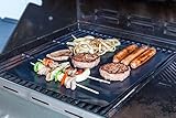 L.Store (R Heat Resistant BBQ Grill Mat - Barbeque Barbecue Accessories- Heavy Duty, Washable And Reusable - Non-Stick Grilling Surface For Gas, Charcoal, Electric Cooking