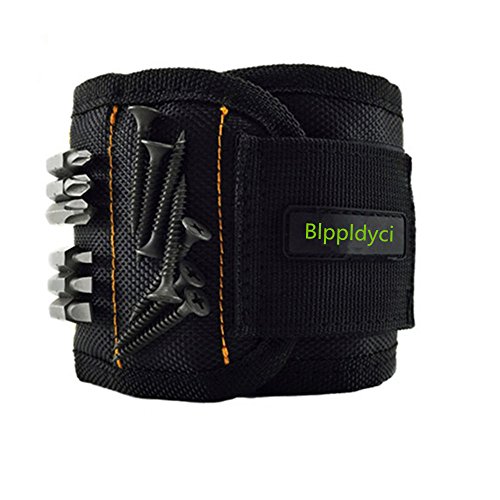 Magnetic wristband (1 pack) with strong magnets for holding screw…