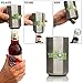 3 Pack Stainless Steel MyTopOff Push Top Bottle Opener – Quick, Easy & Unique Beer Cap Popper Accessories for Tailgating, Man Cave Drinking & Bartenders