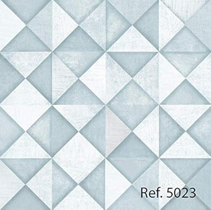 Parati Kemen Geometrico Azzurro Carta Da Zucchero Olympia