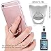 IHUIXINHE Cell Phone Finger Ring Holder, Universal Smartphone Stand Grip for iPhone 7 Plus 6 6S, Samsung Galaxy S8 S7 Edge, Contain 4 Hook (4 Color, 4PCS)