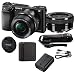 Sony Alpha a6000 Mirrorless Camera w/ 16-50mm Lens & 128GB SD Card Bundle(Black)thumb 1