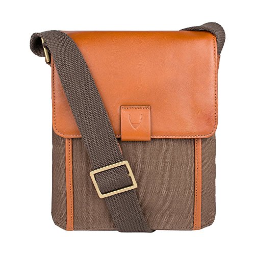 Hidesign Aiden Leather and Canvas Mini Crossbody Bag Bahrain