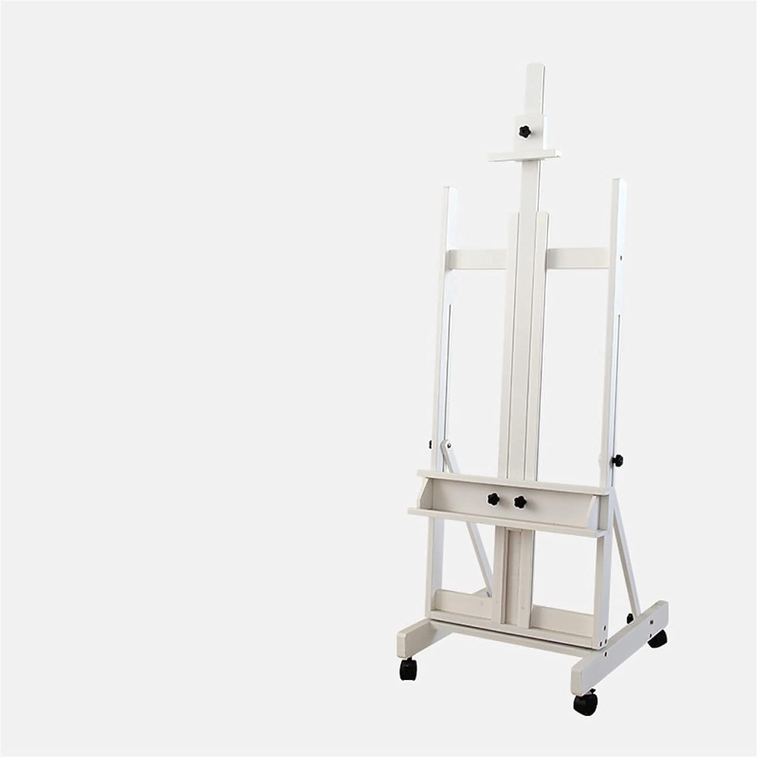 Solid Wood Vertical Easel, Can Be Lifted And Equipped With Wheels For