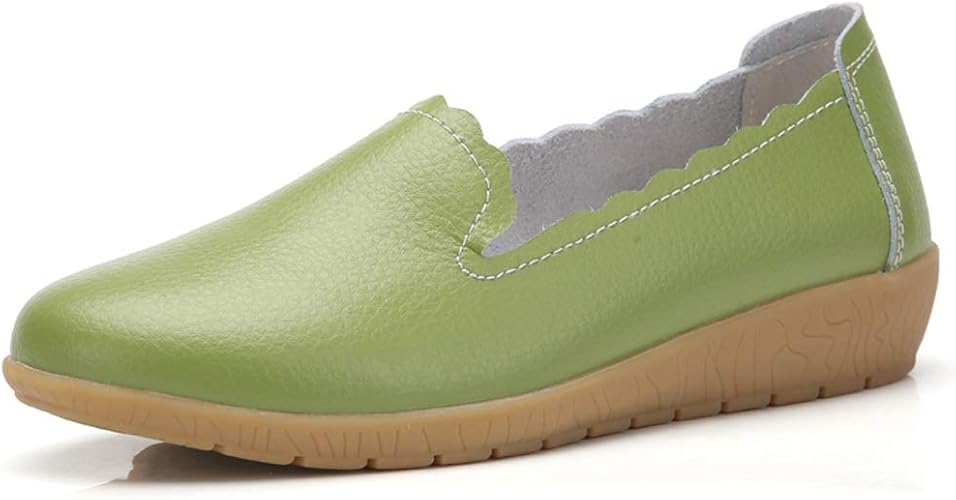 Amazon Hr株式会社 パンプス 歩きやすい 痛くない レディース フラットシューズ ぺたんこ モカシン ローヒール 妊娠中の女性の靴 フリル 可愛い 軽い コンフォート 柔らかい オシャレ カジュアル ローファー スリッポン