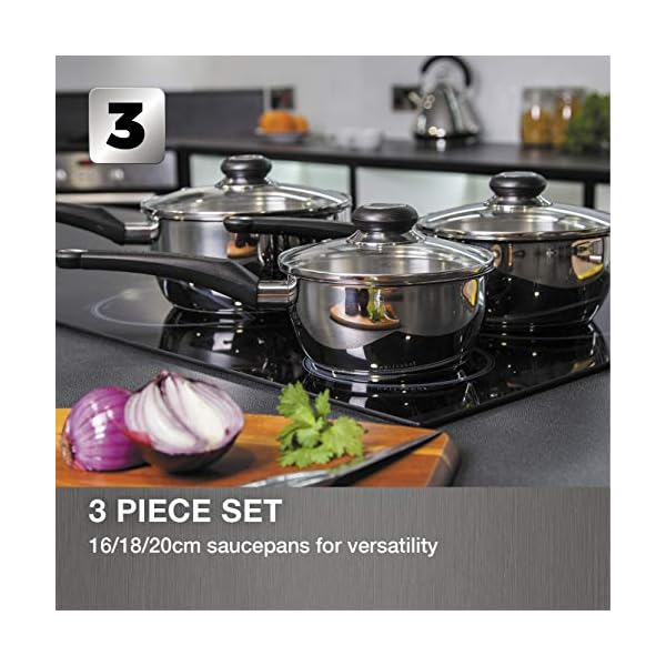 Morphy-Richards-Equip-3-Piece-Pan-Set-Stainless-Steel-Set-of-3 Morphy Richards 970003 Equip 3 Piece Pan Set-Stainless Steel, Set of 3