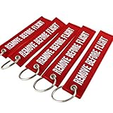 Remove Before Flight Key Chain 5 Pack