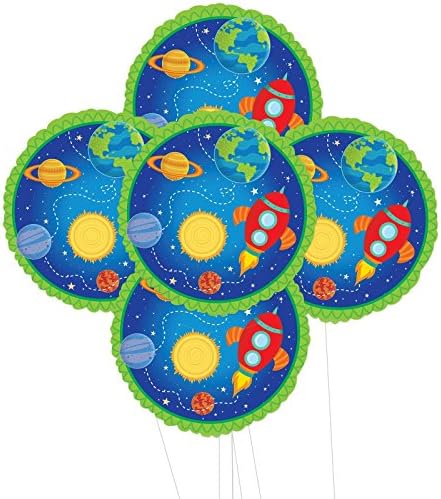 BirthdayExpress Rocket to Space 5pc Foil Balloon Kit