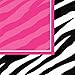 Zebra Stripes 'Pink and Black' Animal Print Small Napkins (16ct)
