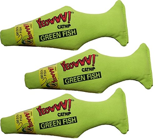 Yeowww! Green Fish (Pack of 3)