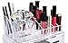 Sorbus® Acrylic Cosmetic Makeup and Jewelry Storage Case Display - Great for Lipsticks, Liners, Nail Polishes, Brushes, and Much More-Bathroom Space Saving, Stylish Acrylic Case - Christmas Gift