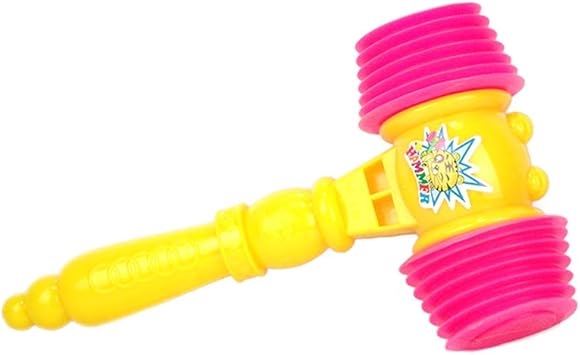 YiGo 1pc Bebé De Sonido De Martillo De Plástico De Juguete Chillón De Martillo De Juguete Ligero De Chirriantes Juguetes para Niños Parte Sanción Juego Martillos: Amazon.es: Juguetes y juegos