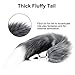 Anal Butt Plug Stainless Steel Anal Stopper SM Anus Toy with Faux Fox Tail