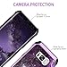 BENTOBEN Case for Samsung Galaxy S8, Case for Samsung S8, Heavy Duty Nebula Galaxy Stars Space Hybrid Soft TPU Hard PC Bumper Shockproof Full Body Protective Phone Case for Galaxy S8, Purple Nebula