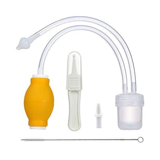 SUPVOX Nasensauger Set Baby Silikon Waschbar Wiederverwendbar Kinder Baby Pflegeset