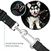 Dog Seat Belt ( 2pcs/pack ), MAXIN Adjustable Pet Dog Cat Safety Leads Car Vehicle Seat Belt Harness Seatbelt- Black