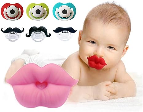 Amazon Co Jp Bjxd シリコーンおかしい赤ちゃんのおしゃぶり幼児乳首スーザジョークいたずら幼児乳首おしゃぶり新生児おしゃぶりクリップ乳首ボトルnozzl Color Vibrant Red Diamond ホーム キッチン