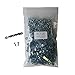 PHS Large Sawtooth Picture Hangers for Frames - 100 Pack Frame Hanging Hardware with Screws - Supports up to 10 lbs - Canvas Hangers for Walls - Picture Frame Hanger for Hanging Artwork