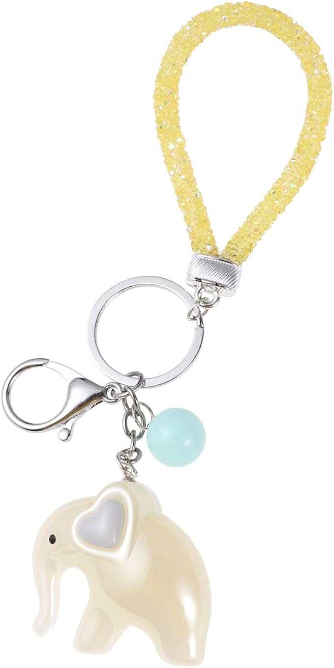 KESYOO Cartoon Elephant Pendant Keychain Creative Elephant Keychain