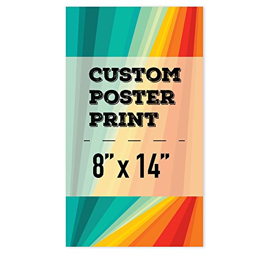 Custom Poster Print Create Your Own Movie Poster Personalized Gloss Paper Poster ()