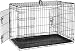 AmazonBasics Double-Door Folding Metal Dog Crate Kennel - 36 x 23 x 25 Inches primary