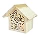 Gardirect Natural Wooden Bee Hotel Insect House