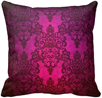 AliHogbenStore Glowing Deep Pink #:205 Pillow Case Cushion Cover Home Sofa Decorative 18 X 18 Squares