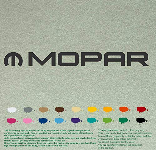 Mopar Vinyl Windshield Banner Decal Sticker Sport Racing Dodge Chrysler Jeep (10