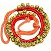 AzKrafts-Vintage-Style-Brass-Sleigh-Bells-Anklet-Belly-Dance-Gypsy-Boho-Door-Wall-Hanging