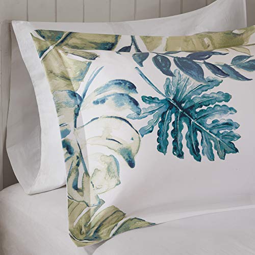 Harbor House Cotton Duvet Set-Coastal, Beach Cottage Design All Season, Breathable Comforter Cover Tropical Bedding…