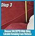 Ultimate Sagging Cushion Repair Solution By SagsAway. Flexible and Dense Foam Insert To Fix Saggy Sofa, Loveseat and Chair Seats Of Any Size. Restore Comfort and Looks, and Delay Buying New Furniture