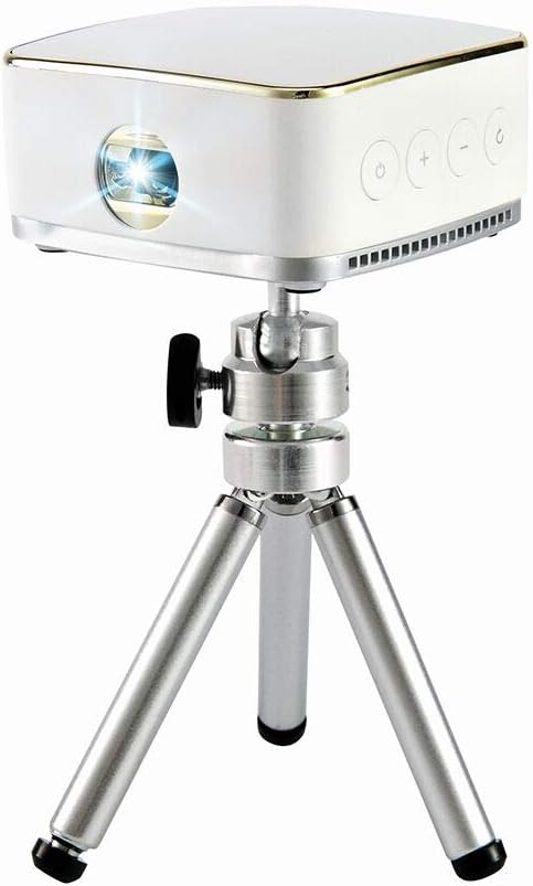 Stablei Portable Mini Handheld Projector 1080P HD, Synchronize Phone & PC Projection Screen, with Adjustable Focus/USB Charge/Micro SD/3.5mm Audio Output