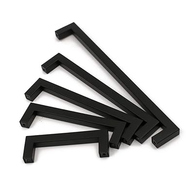 Buy Bharat Ventures Black Kitchen Cabinet Handles Knobs Stainless