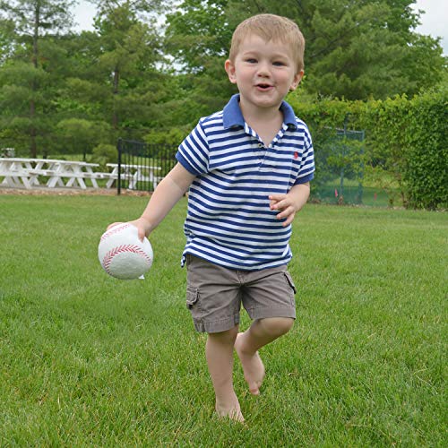 image for CatchStar Baseball Plush Fluffy Plush Baseball Toy Durable Stuffed Bas