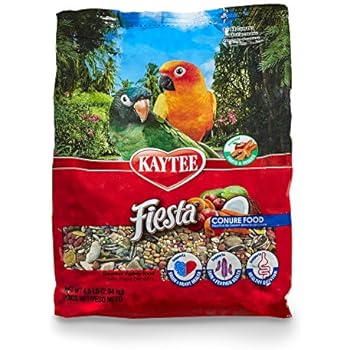 Kaytee Fiesta Gourmet Variety Bird Food For Conures,4-1/2-Pound Bag