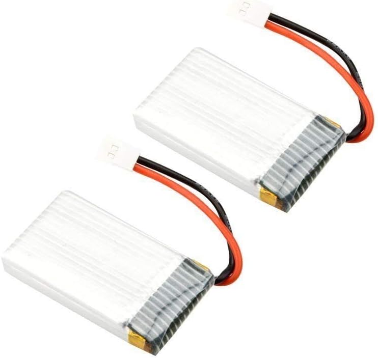 YUNIQUE GREEN-CLEAN-POWER - 3.7V 500mAh Rechargeable Lipo Batteries for Rc Drones, Silver - Image 3