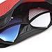 Cable Organizer Case Bag Portable Travel Computer Accessories Organizer Zipper Mesh Pouch for Laptop Mouse, Power Bank, USB, Adapter, Charger-Red