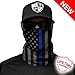 SA Fishing Salt Armour Face Shield | Blackout Thin Blue Line American Flag