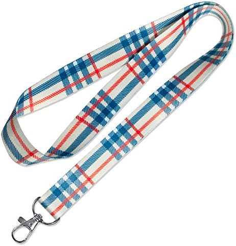 Lucky Line Lanyard with Swivel Snap, Plaid Design (C208)
