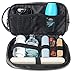 LVLY Toiletry Travel Bag for Men - Large Leather Dopp Kit - Mens Toiletries Bathroom Organizer (Gray)