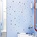 Star Wall Decals 3 Size Stars-132pcs Decals Kids Nursery Wall Room Decor Peel and Stick Star