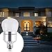 LED dusk to dawn sensor light bulb 12W 1200LM E26 Socket 3200k Warm White.Automatic light sensor bulbs with Photo sensor, auto on&off indoor outdoor security light for porch,garage,driveway,yard,patio