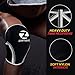 ZEALSPOT Knee Sleeves(1 Pair) Compression & Support for Weightlifting, WOD, Squats, Gym, Powerlifting & Crossfit-7mm Neoprene Knee Brace-Both Women & Men,Black