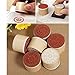 6 in 1 Assorted Retro Vintage Style Round Wooden Rubber Stamp Scrapbook Craft