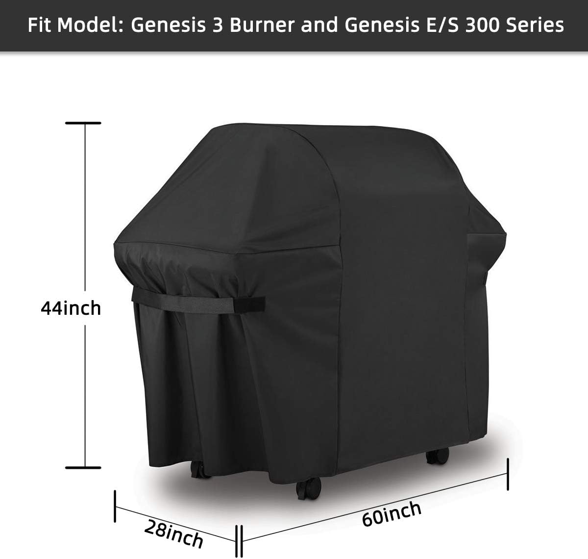 X Home 7107 Grill Cover For Weber Genesis Ii E 310 E 330 E 315 Uv Fade Resistant Bbq Cover For Weber Genesis 3 Burner Grill Genesis E 310 E 330 E 335 44 60in Genesis Ii Lx 310 Grill Covers Patio
