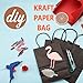 GSSUSA Kraft Paper Gift Bags 8x4.75x10.5 Paper Bags with Handles, Black 25 Pcs, Bulk Kraft Gift Bag for Shopping, Craft, Grocery, Party, Retail, Lunch, Business, Wedding, Merchandise, Boutique