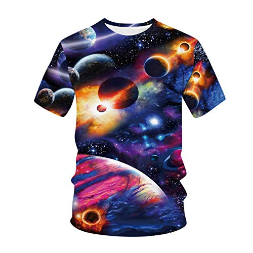 3 7789+Galaxy+Universe+Sleeve+Casual