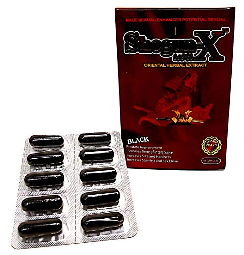 New Shogun-X 15000 mg Best Fast-Acting Long-Lasting Male Enhancing Pills (10 Capsules) (Best Fast Acting Erection Pills)